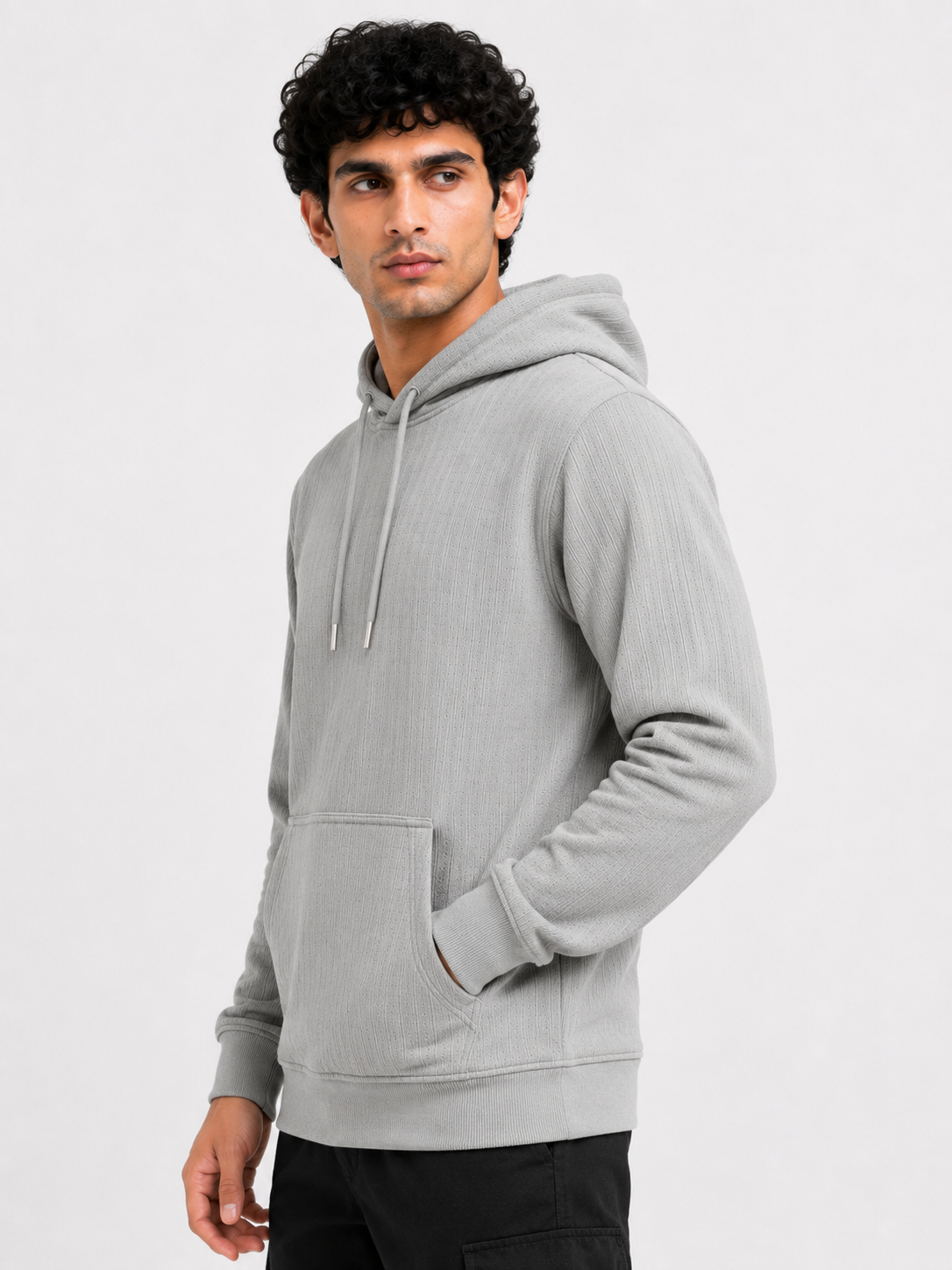 Men's Full Sleeve Hoodie with Kangaroo Pocket