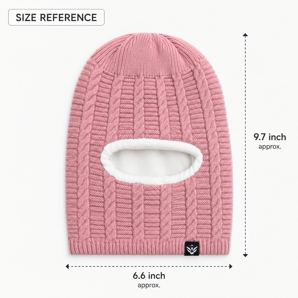 AMOLDO Kids Warm Knitted Woolen Monkey Cap 3–8 Years