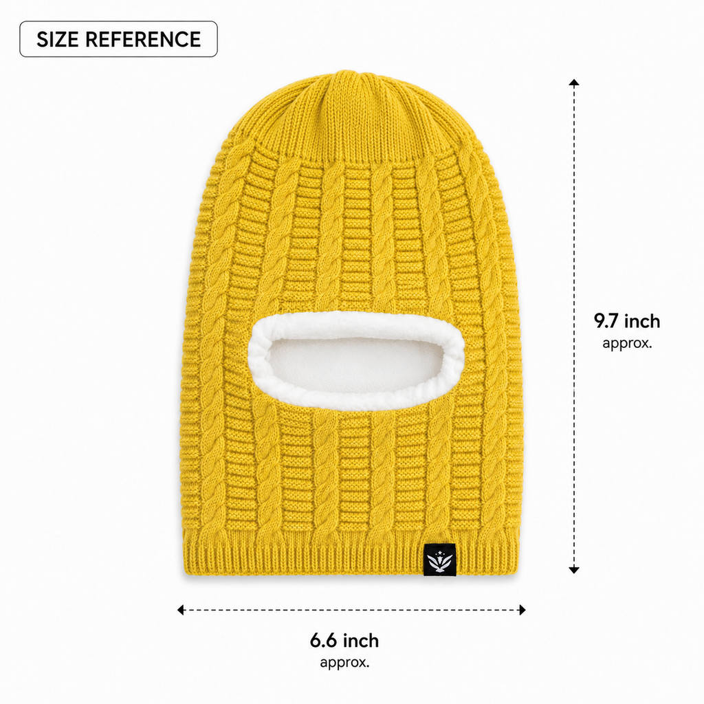 AMOLDO Kids Warm Knitted Woolen Monkey Cap 3–8 Years