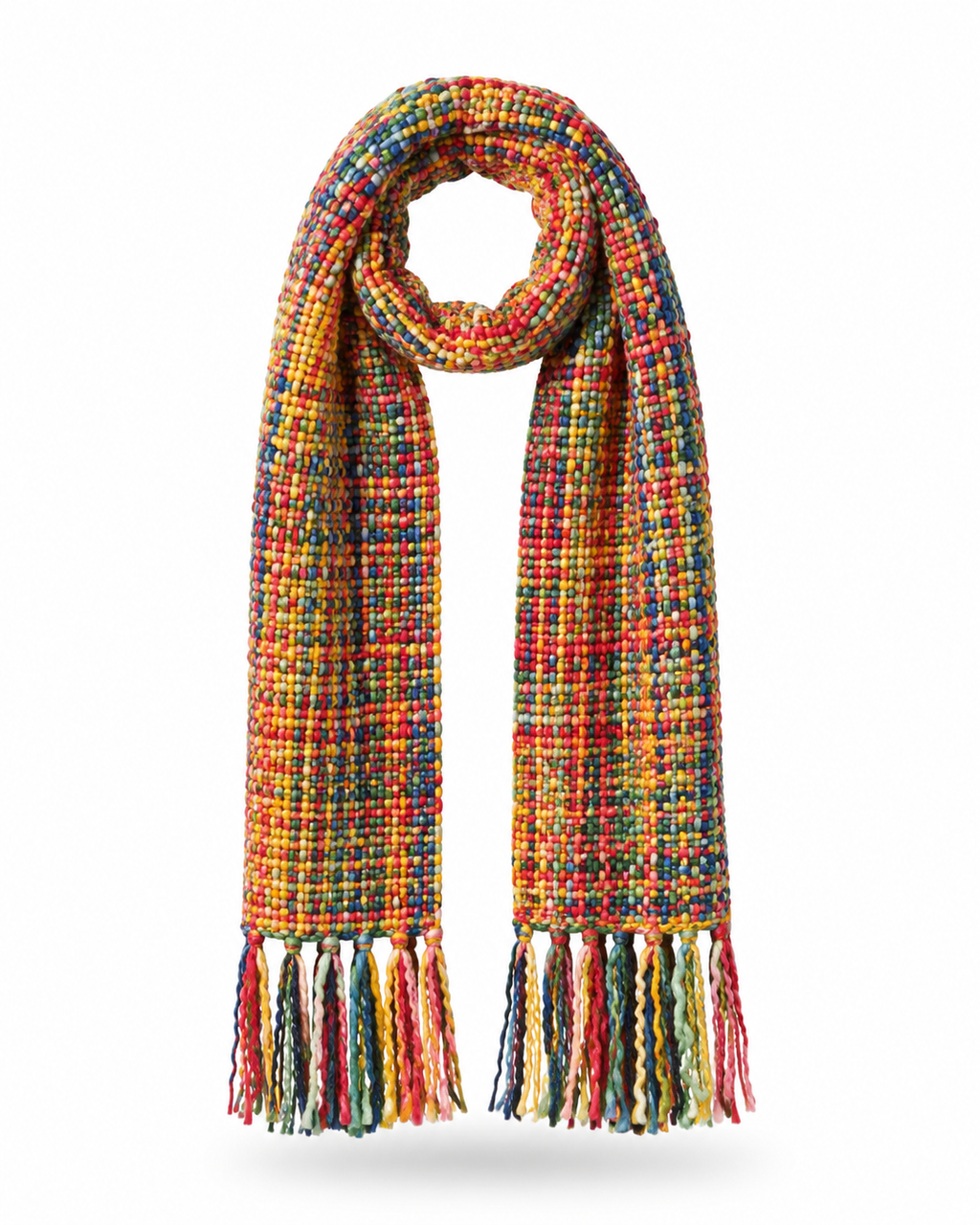 Unisex Woolen Muffler | Soft Winter Scarf | Mix