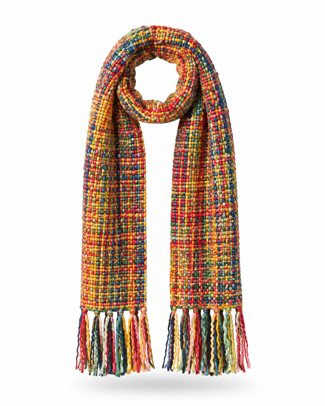Unisex Woolen Muffler | Soft Winter Scarf | Mix