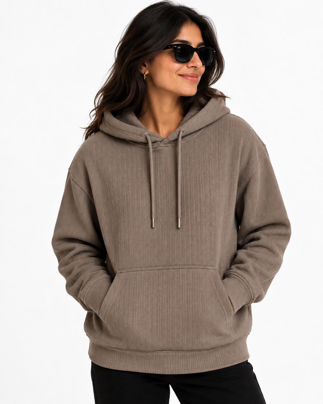 AMOLDO Women's Pullover Hoodie | Kangaroo Pocket | Full Sleeve Winter Hooded Sweatshirt