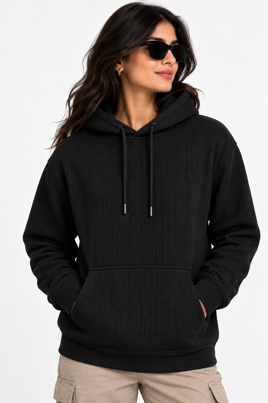 AMOLDO Women's Pullover Hoodie | Kangaroo Pocket | Full Sleeve Winter Hooded Sweatshirt