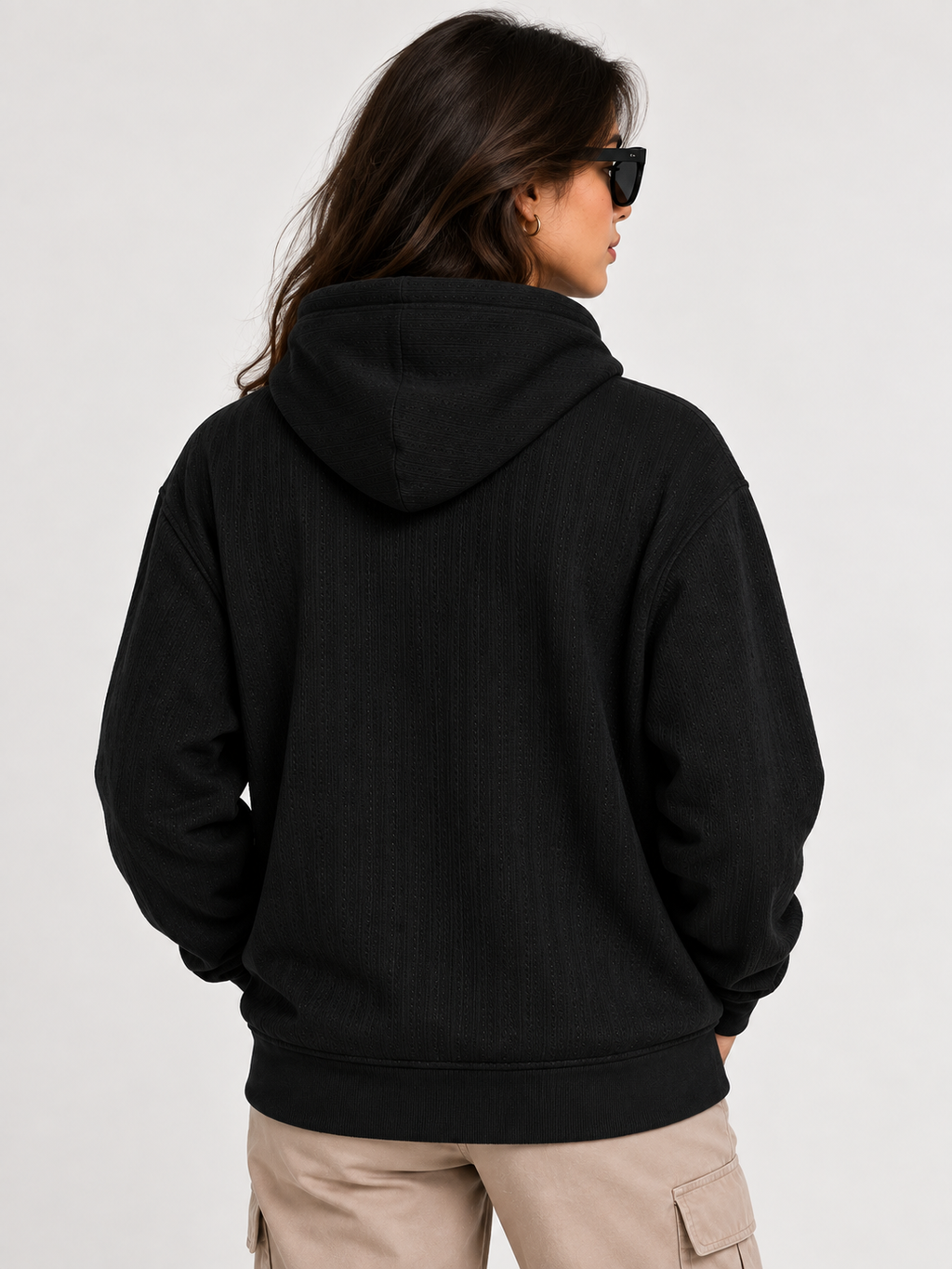 AMOLDO Women's Pullover Hoodie | Kangaroo Pocket | Full Sleeve Winter Hooded Sweatshirt
