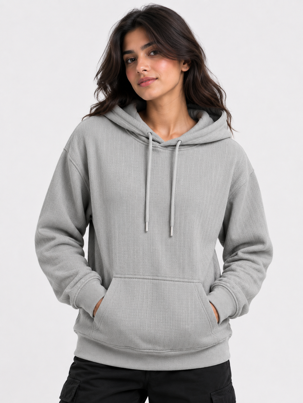 AMOLDO Women's Pullover Hoodie | Kangaroo Pocket | Full Sleeve Winter Hooded Sweatshirt