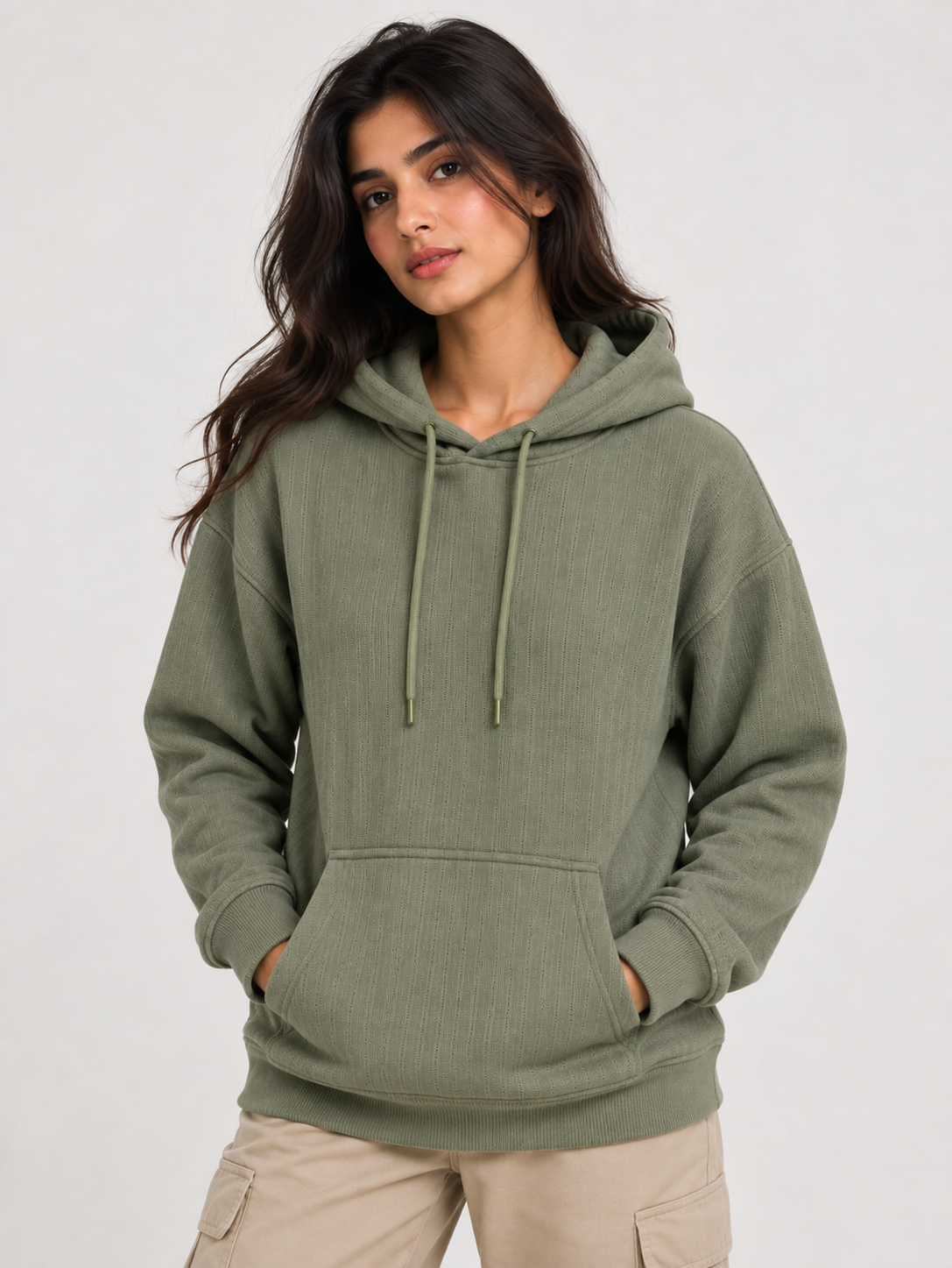 AMOLDO Women's Pullover Hoodie | Kangaroo Pocket | Full Sleeve Winter Hooded Sweatshirt