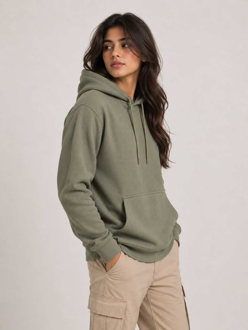 AMOLDO Women's Pullover Hoodie | Kangaroo Pocket | Full Sleeve Winter Hooded Sweatshirt