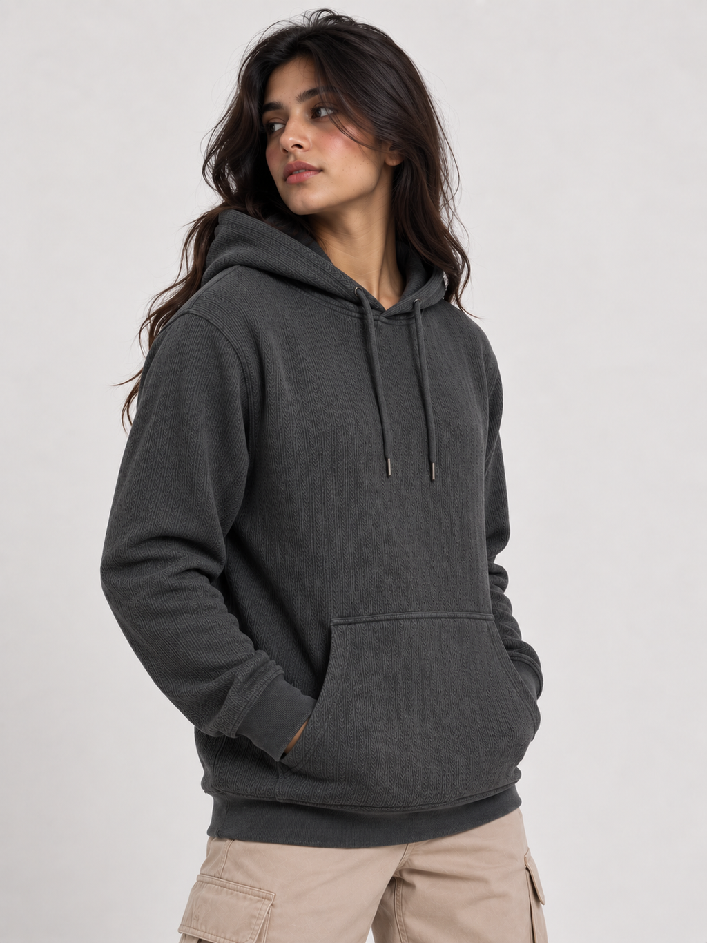 AMOLDO Women's Pullover Hoodie | Kangaroo Pocket | Full Sleeve Winter Hooded Sweatshirt
