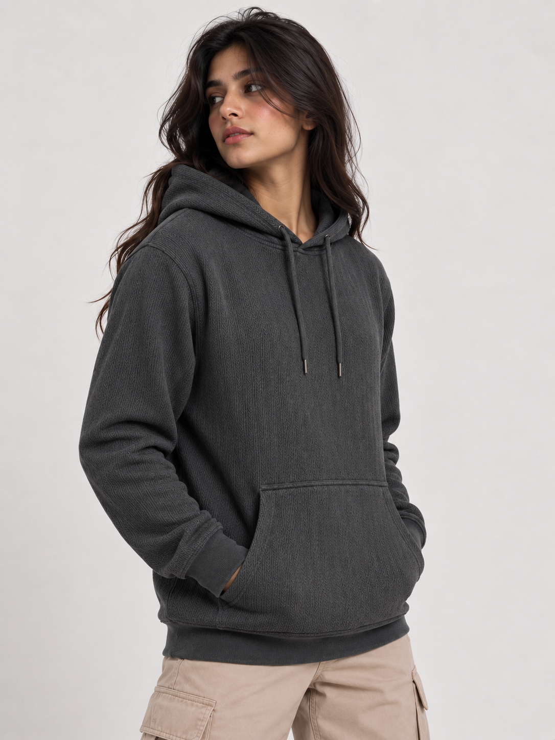 AMOLDO Women's Pullover Hoodie | Kangaroo Pocket | Full Sleeve Winter Hooded Sweatshirt