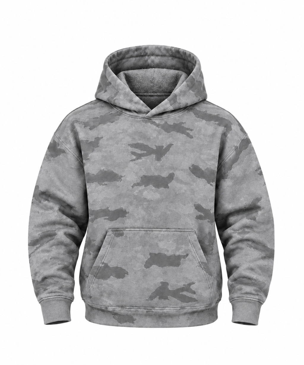 AMOLDO Women’s Camouflage Oversized Pullover Hoodie | Winter Hooded Sweatshirt