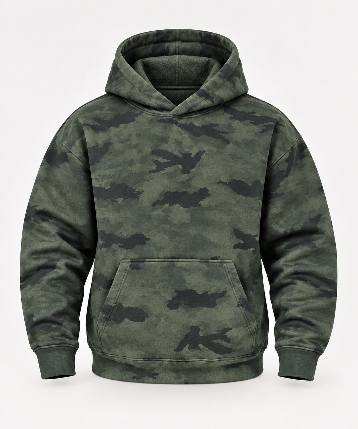 AMOLDO Women’s Camouflage Oversized Pullover Hoodie | Winter Hooded Sweatshirt