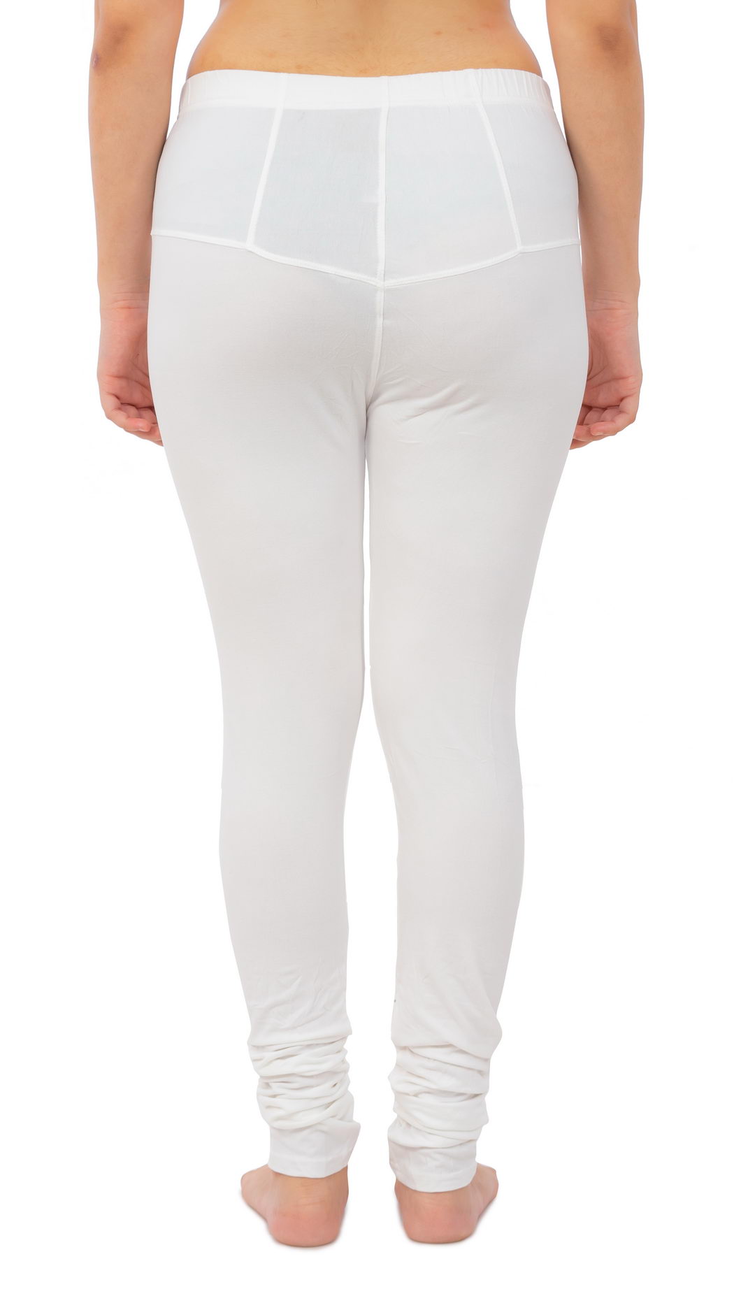 Women's Plain Leggings - White | AMOLDO