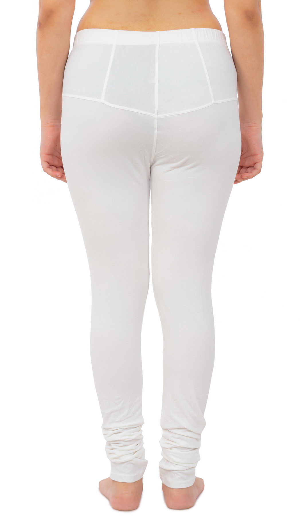 Women's Plain Leggings - White | AMOLDO