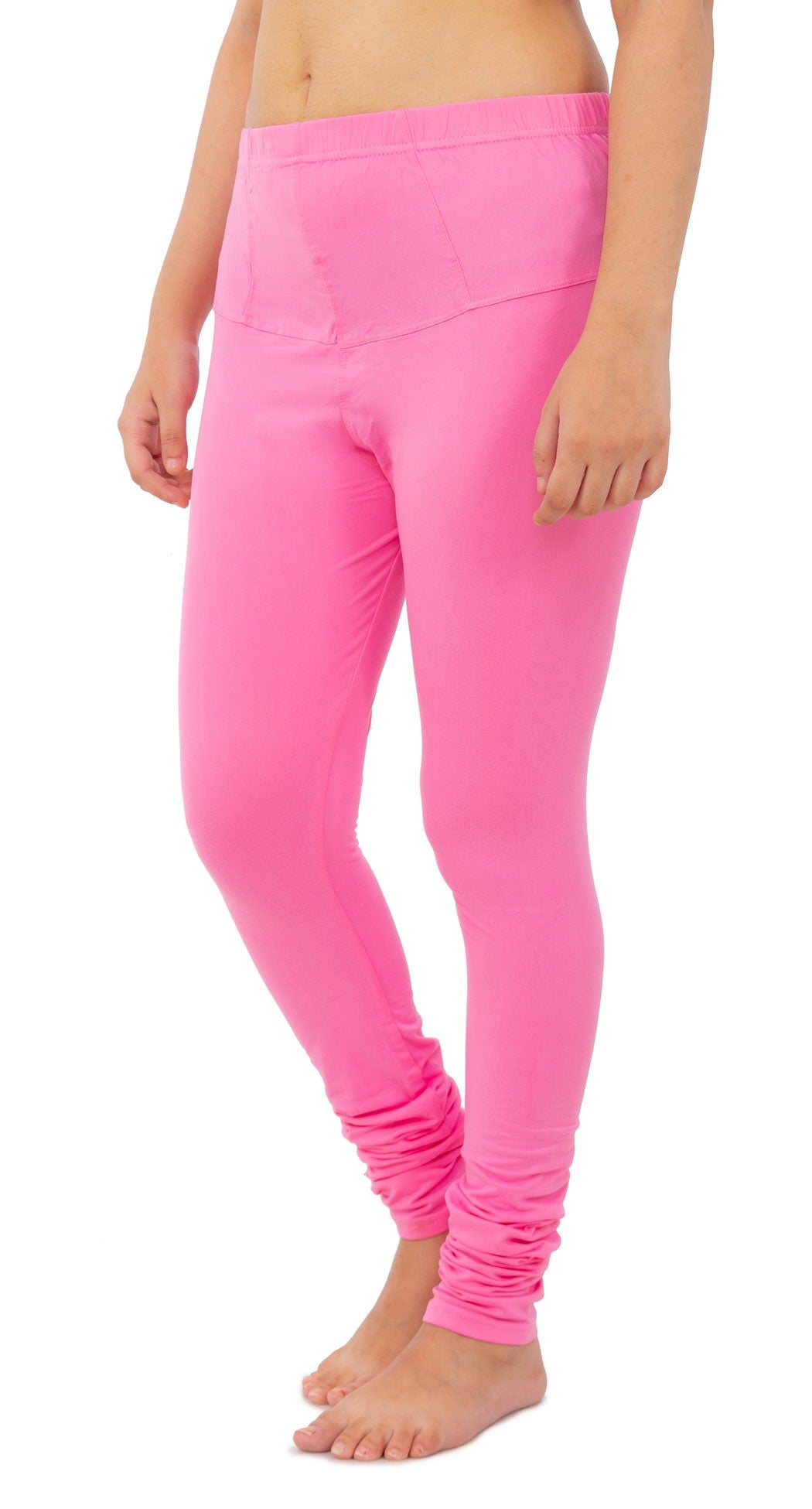 Women's Plain Leggings - Pink | AMOLDO