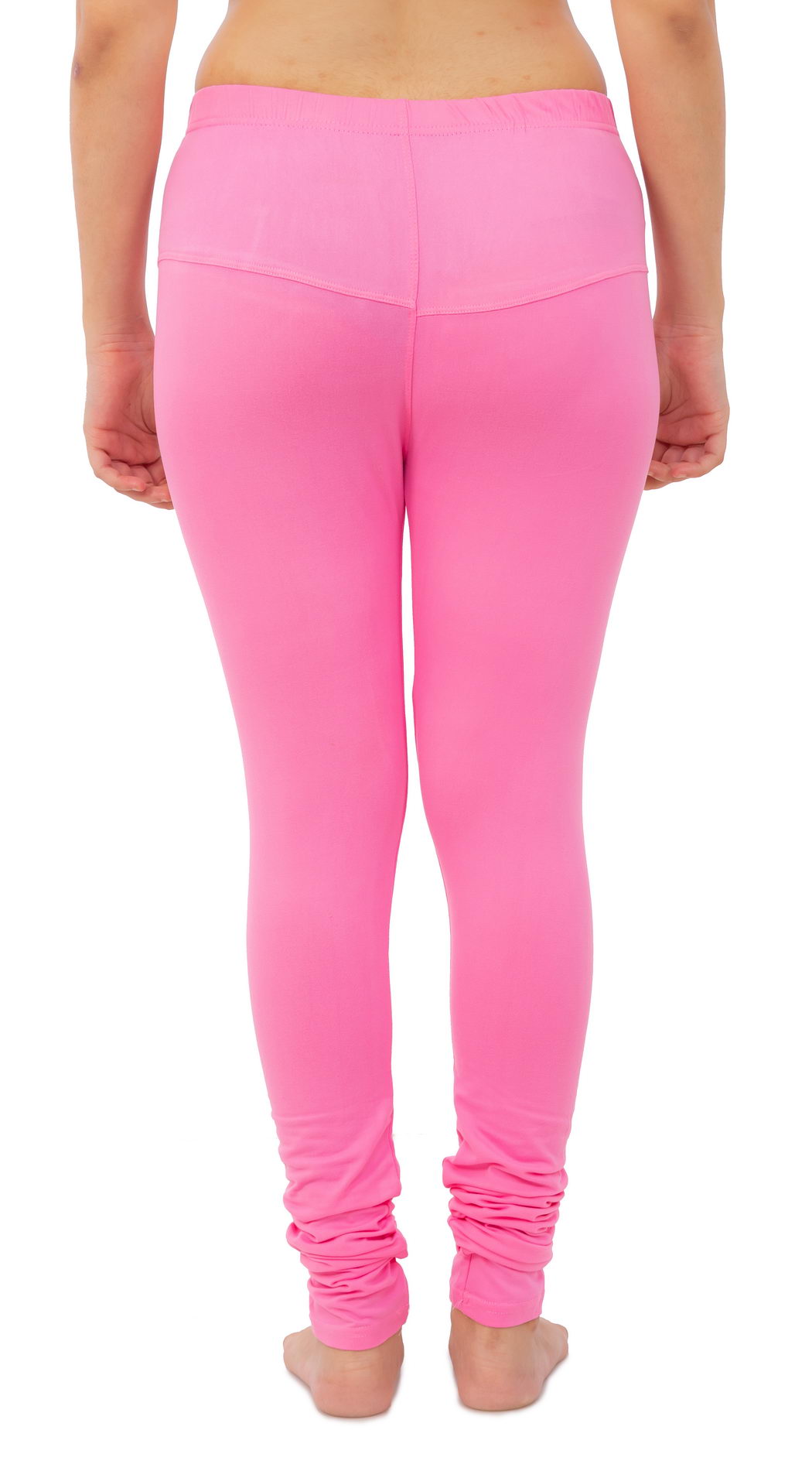 Women's Plain Leggings - Pink | AMOLDO