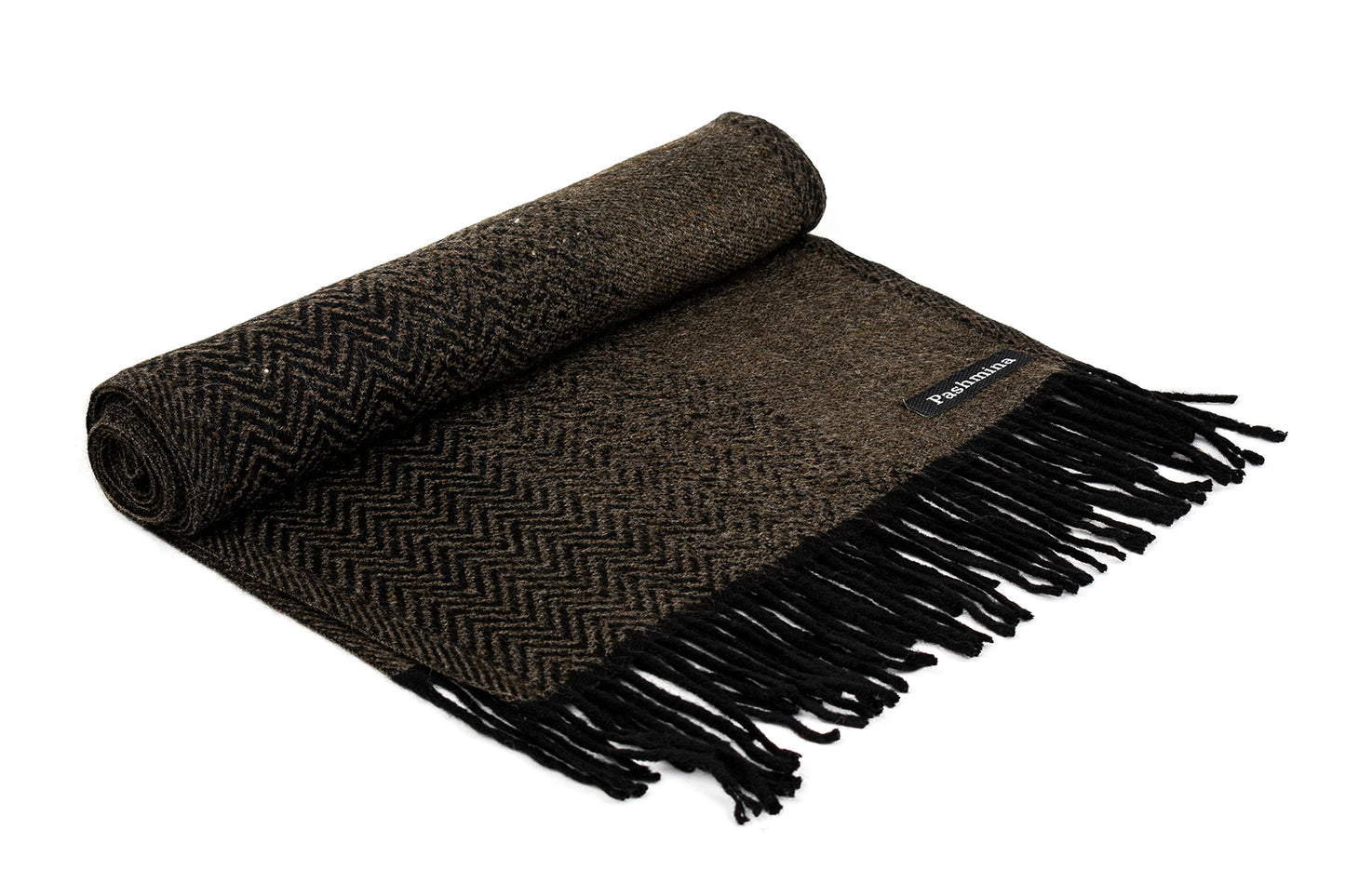 Woolen plain Muffler- Brown | Amoldo