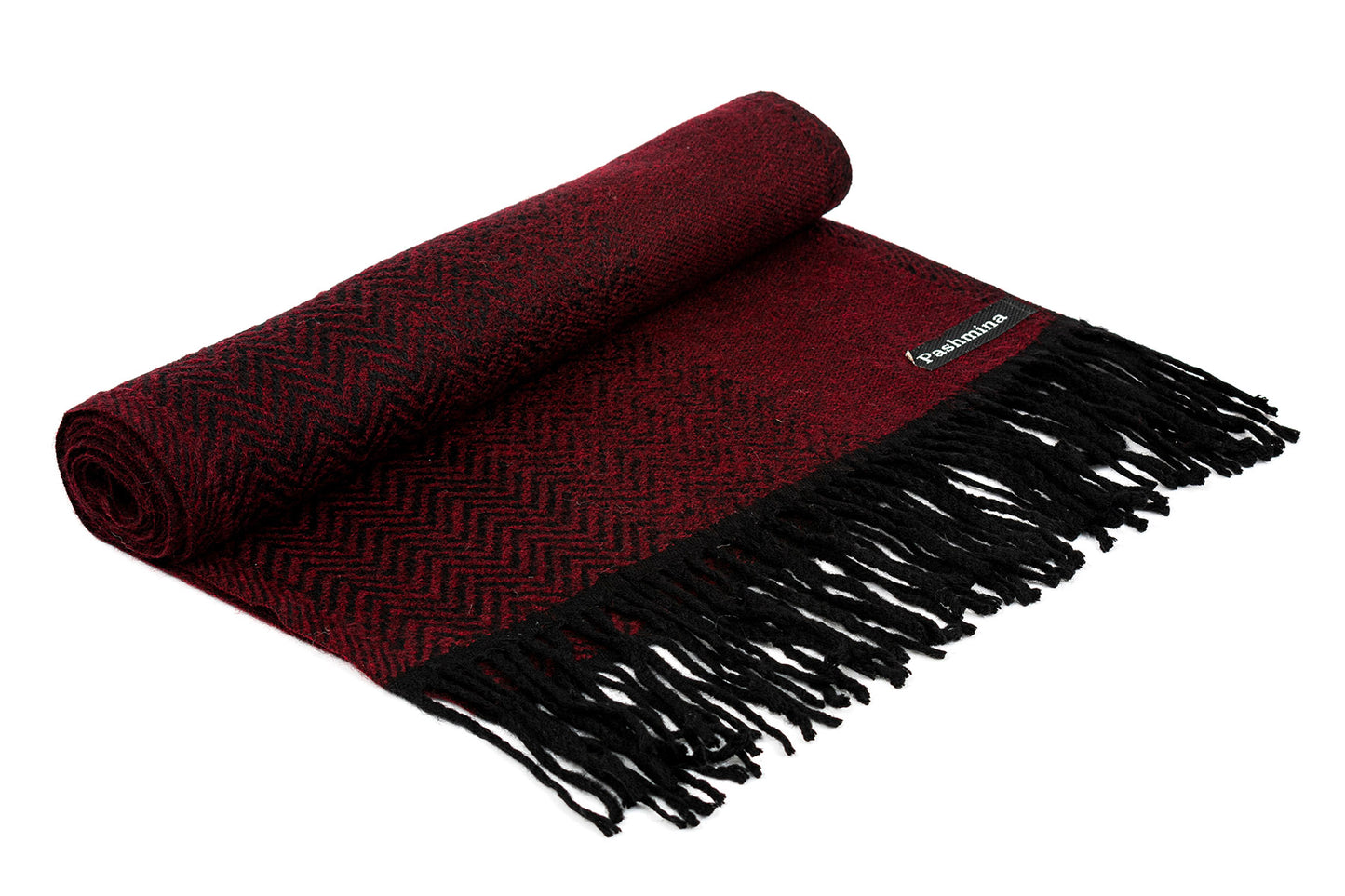 Woolen plain Muffler- Maroon | Amoldo