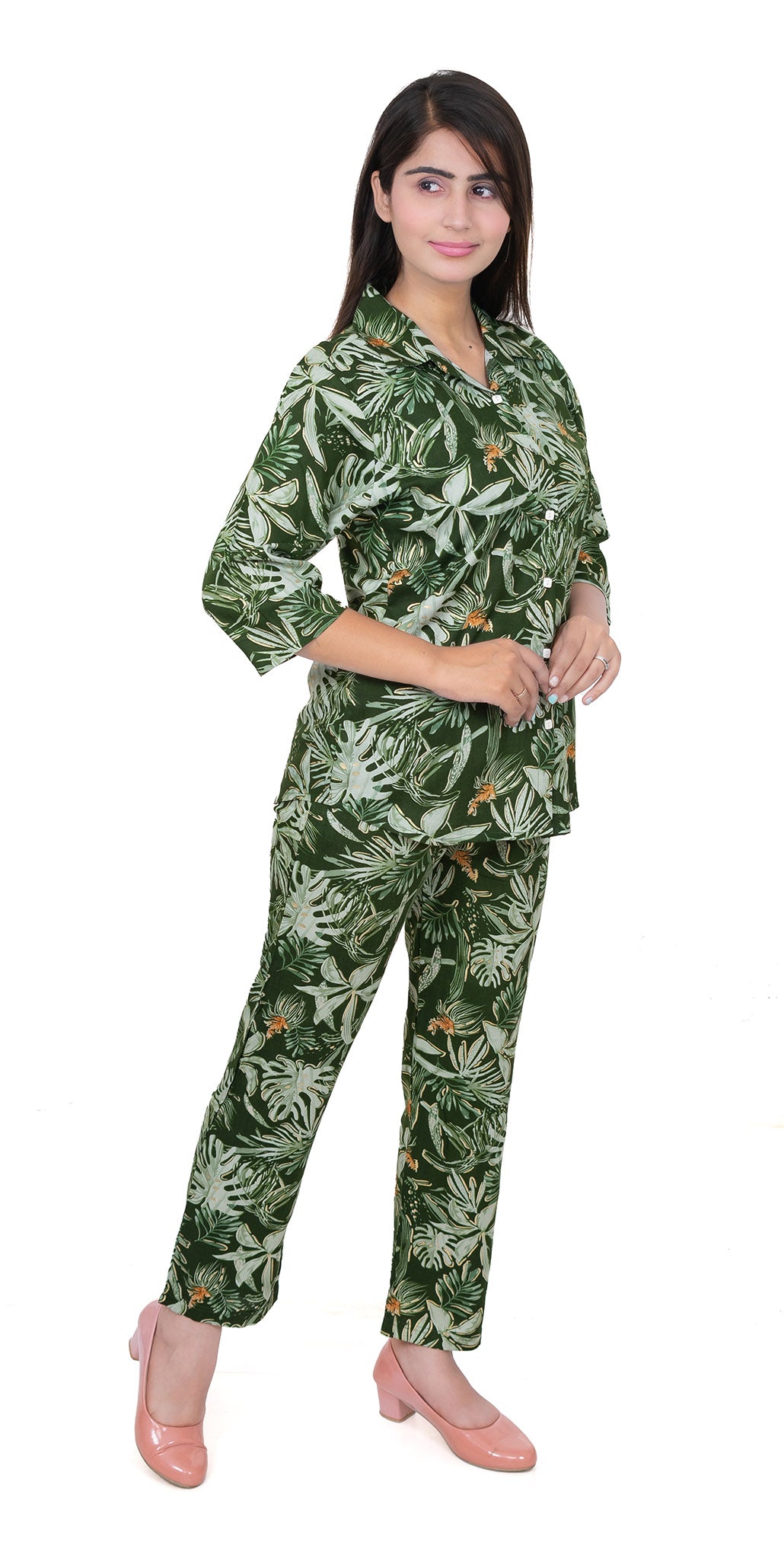 Wild Flora Co-Ord Set - Green