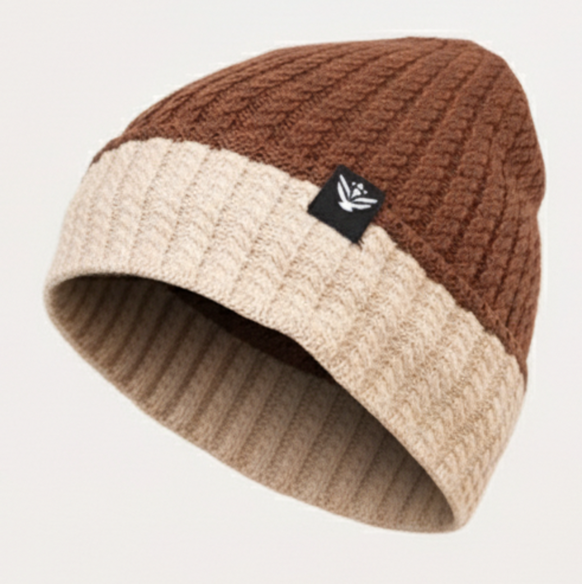 Unisex Woolen Winter Cap | Warm Knit Beanie - Brown