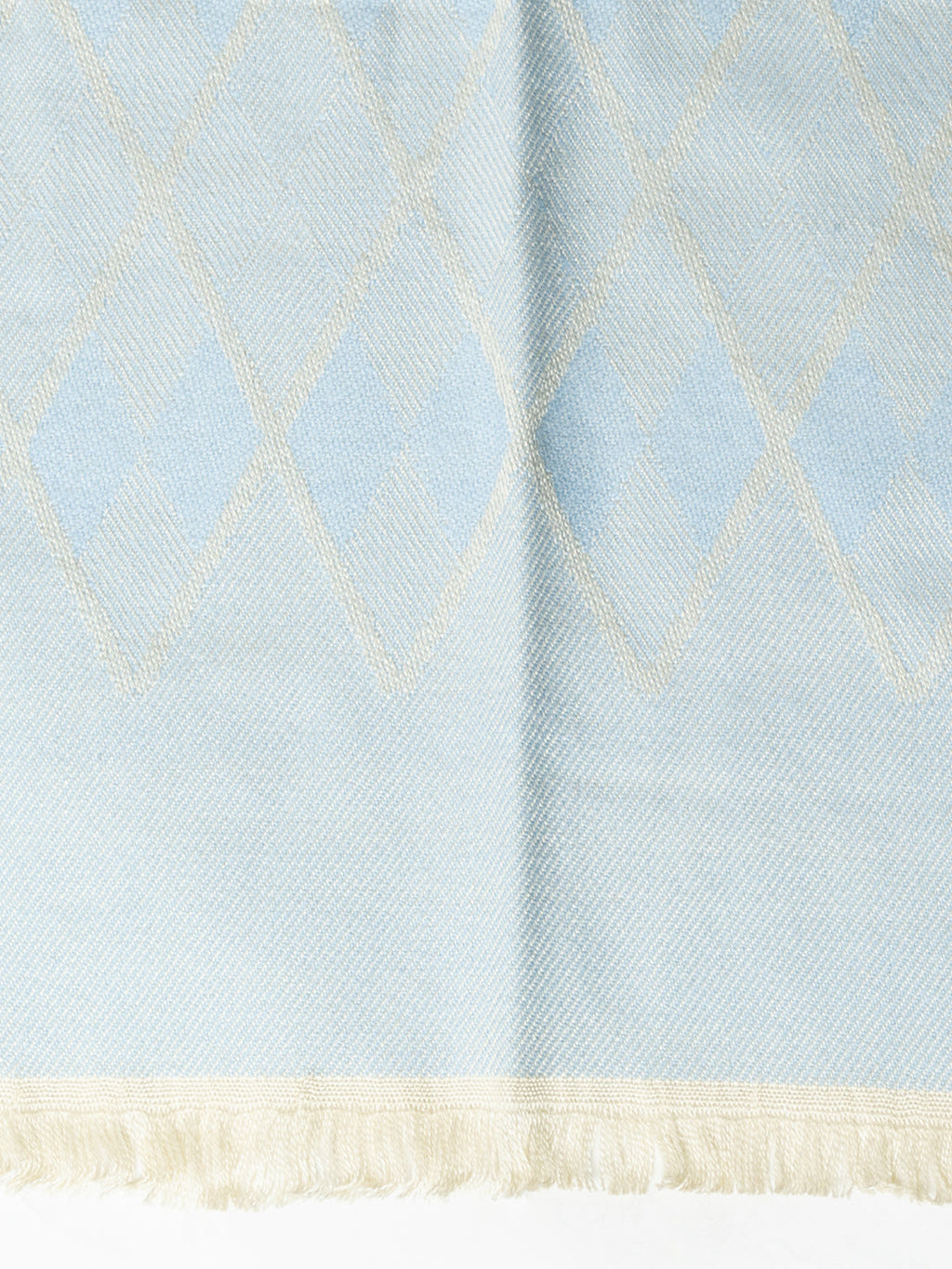 Woolen Diamond Muffler- Sky Blue | Amoldo