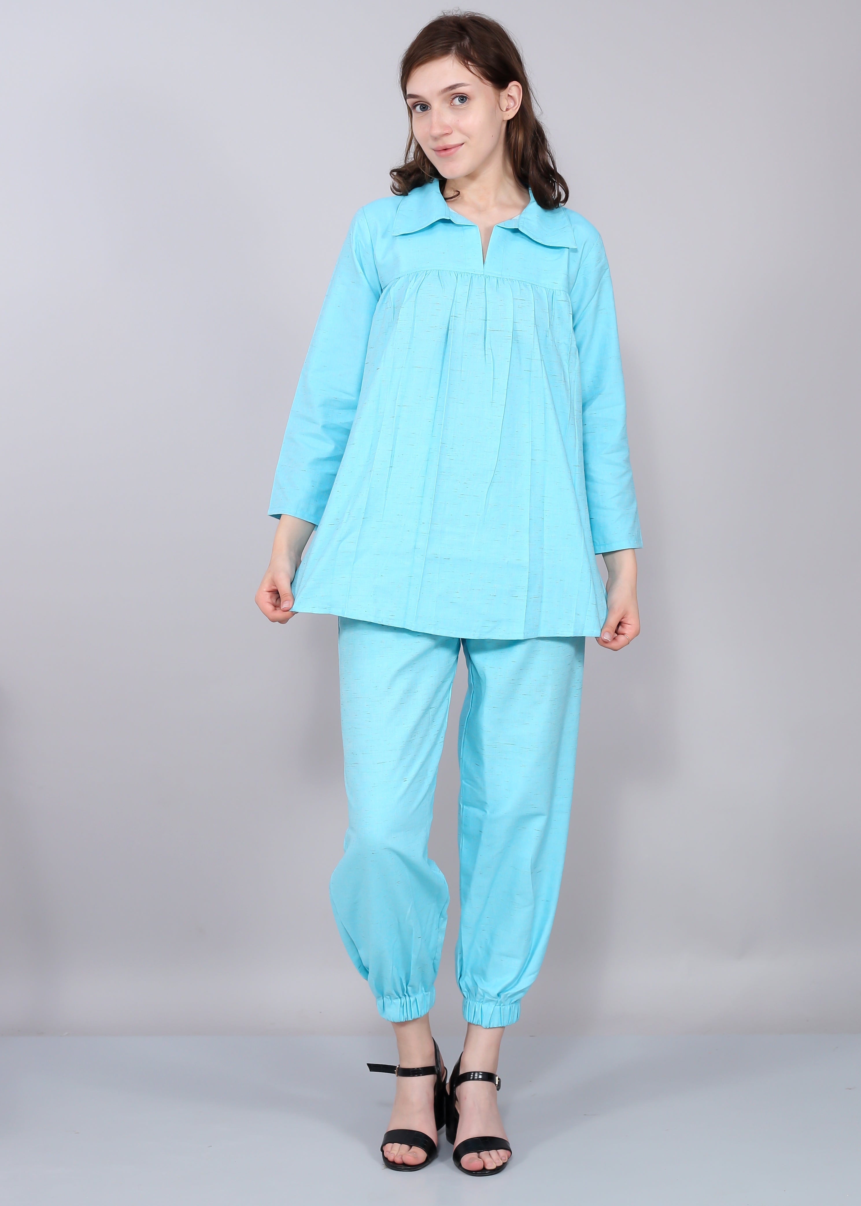 Clean Sea Co-ord Set - Teal