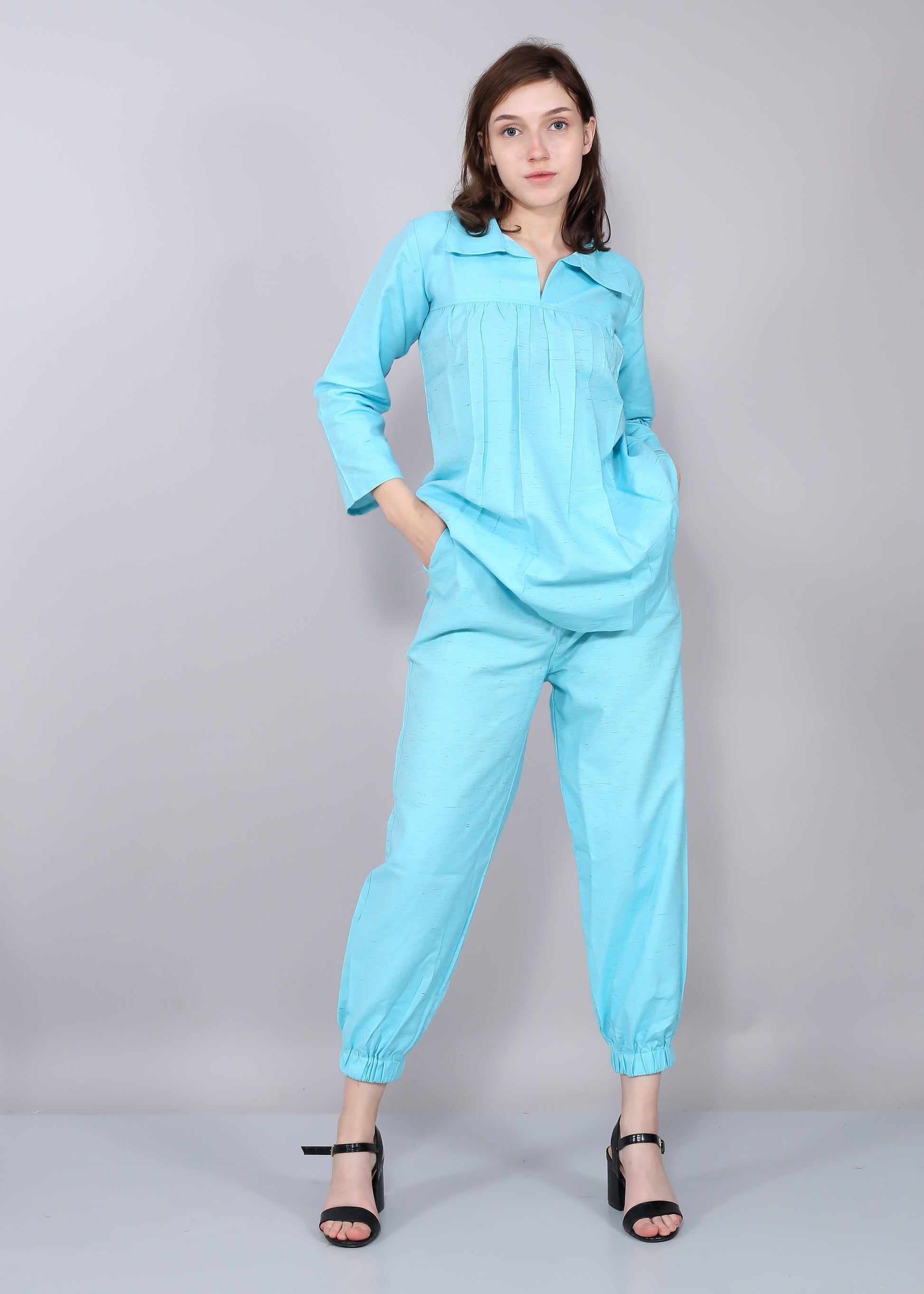 Clean Sea Co-ord Set - Teal