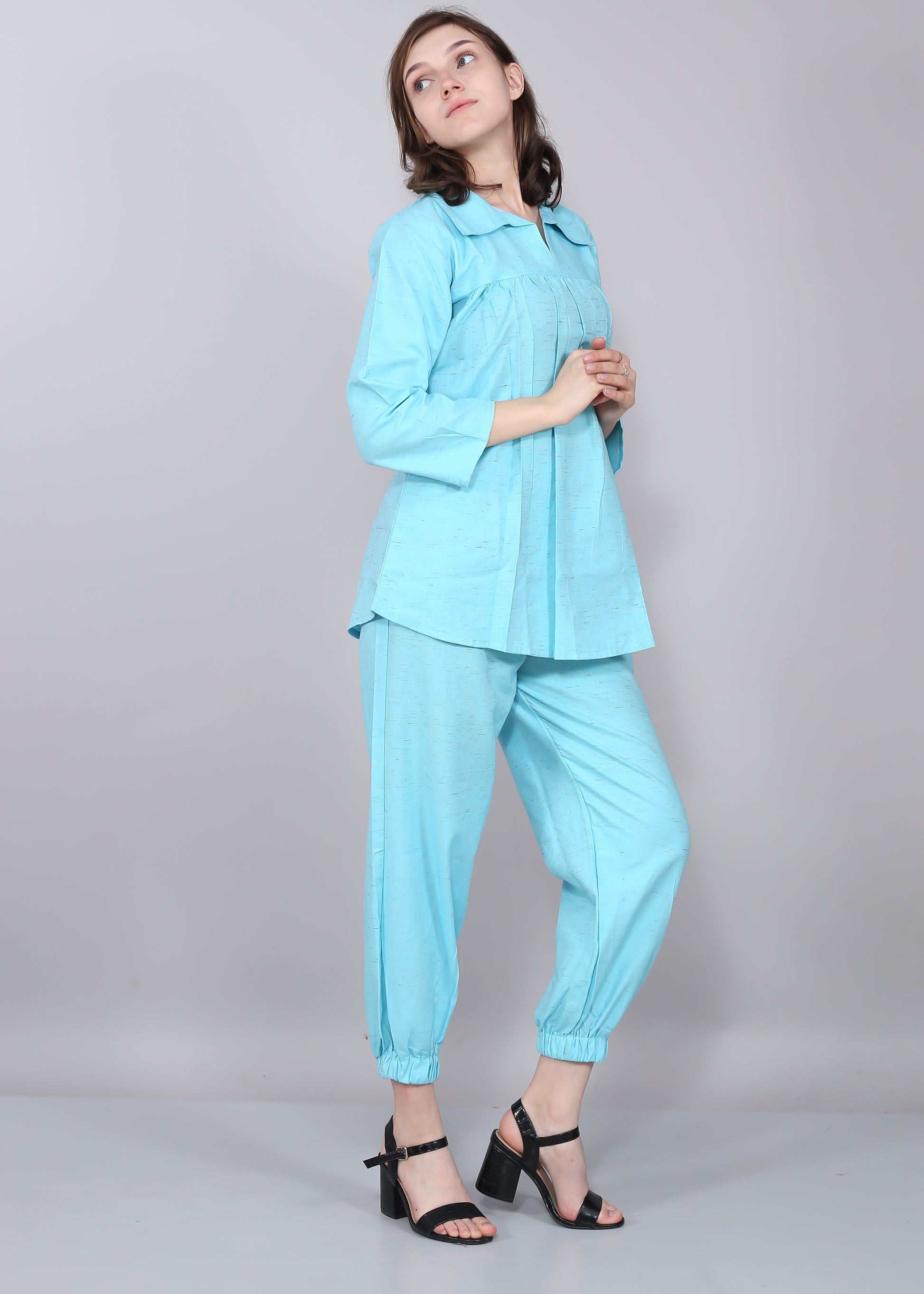 Clean Sea Co-ord Set - Teal