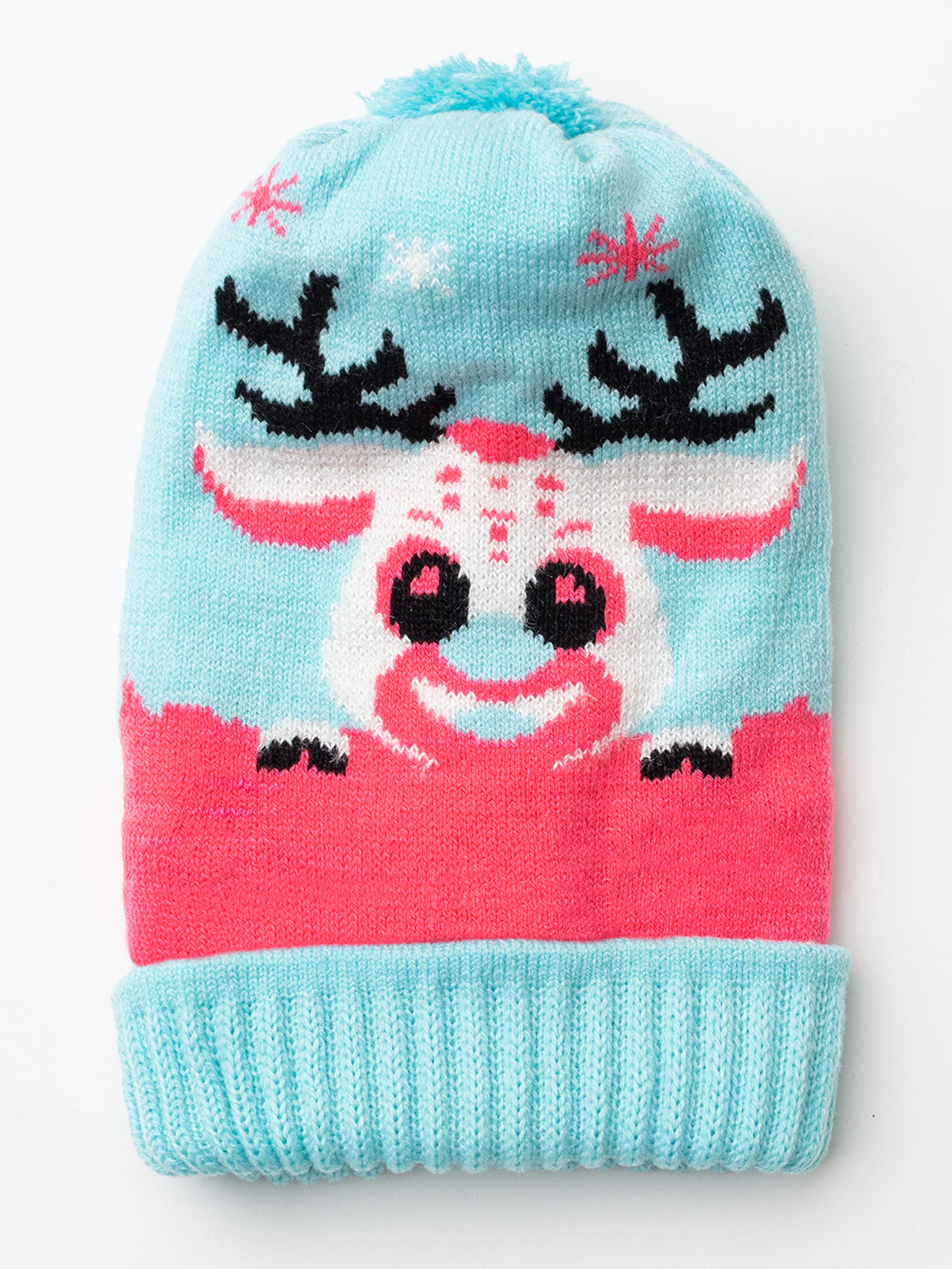 Woolen Kid's Beanie cap- Sky |Amoldo