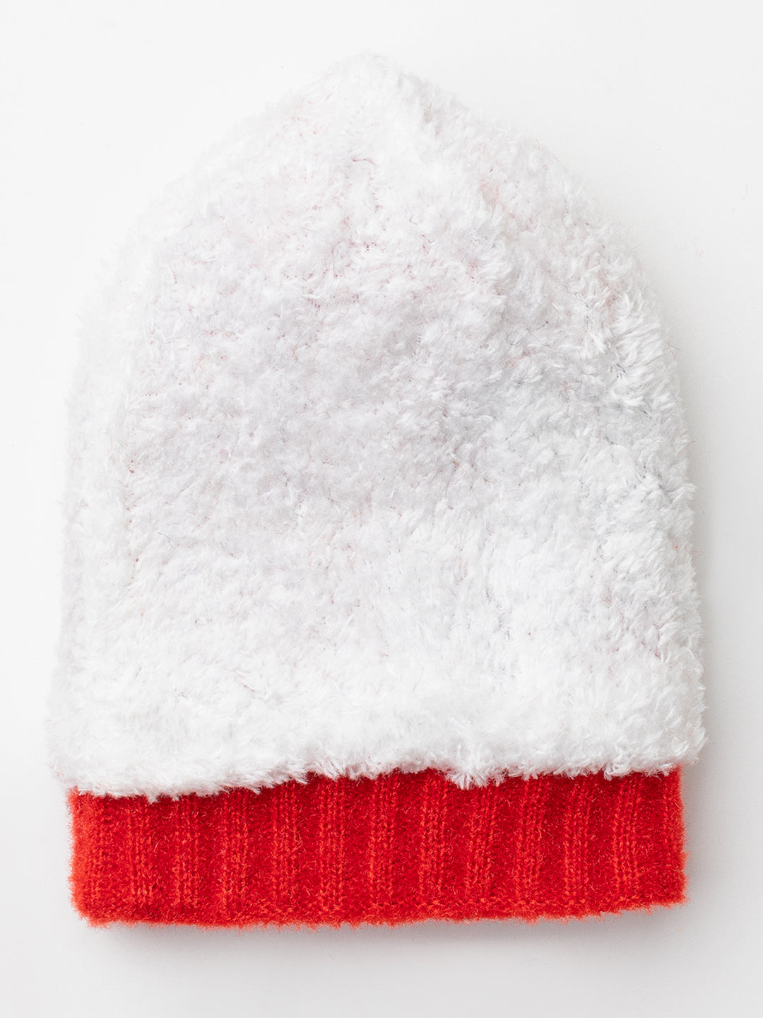 Woolen Kid's Pom Pom cap- Red |Amoldo