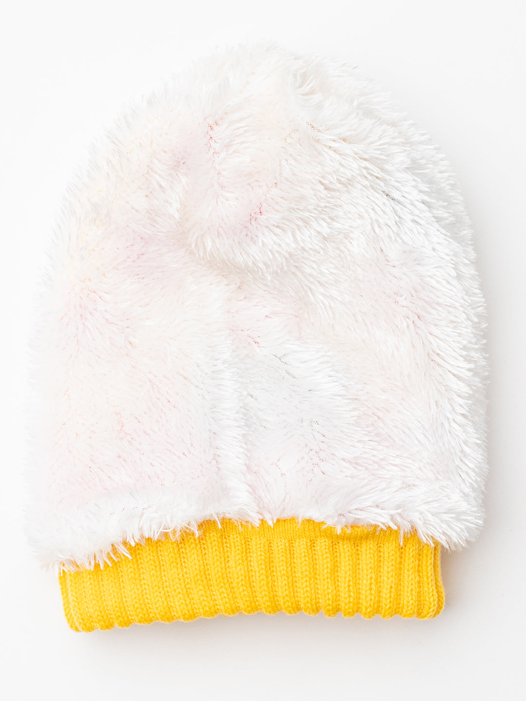 Woolen Kid's Beanie cap- Yellow |Amoldo