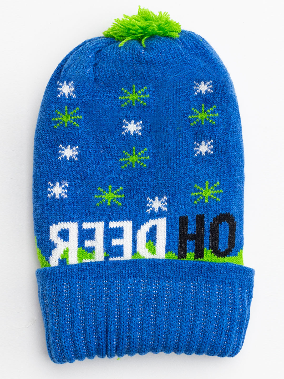Woolen Kid's Beanie cap- Blue |Amoldo