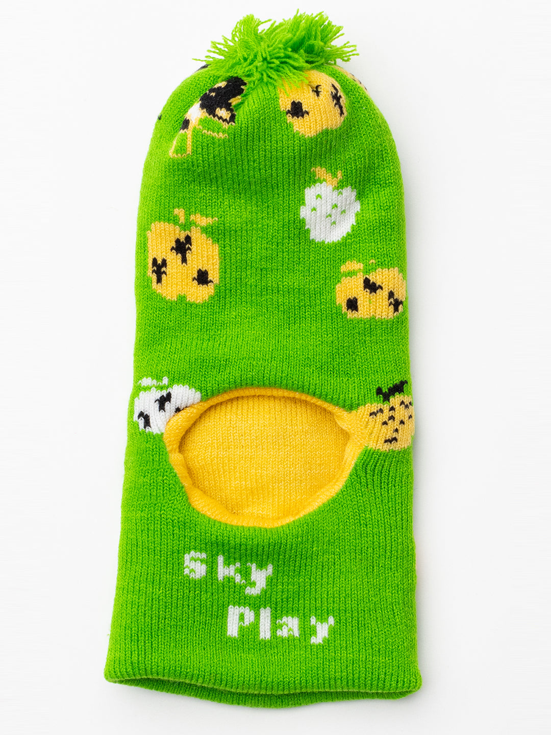 Woolen Kid's Monkey cap- Green |Amoldo