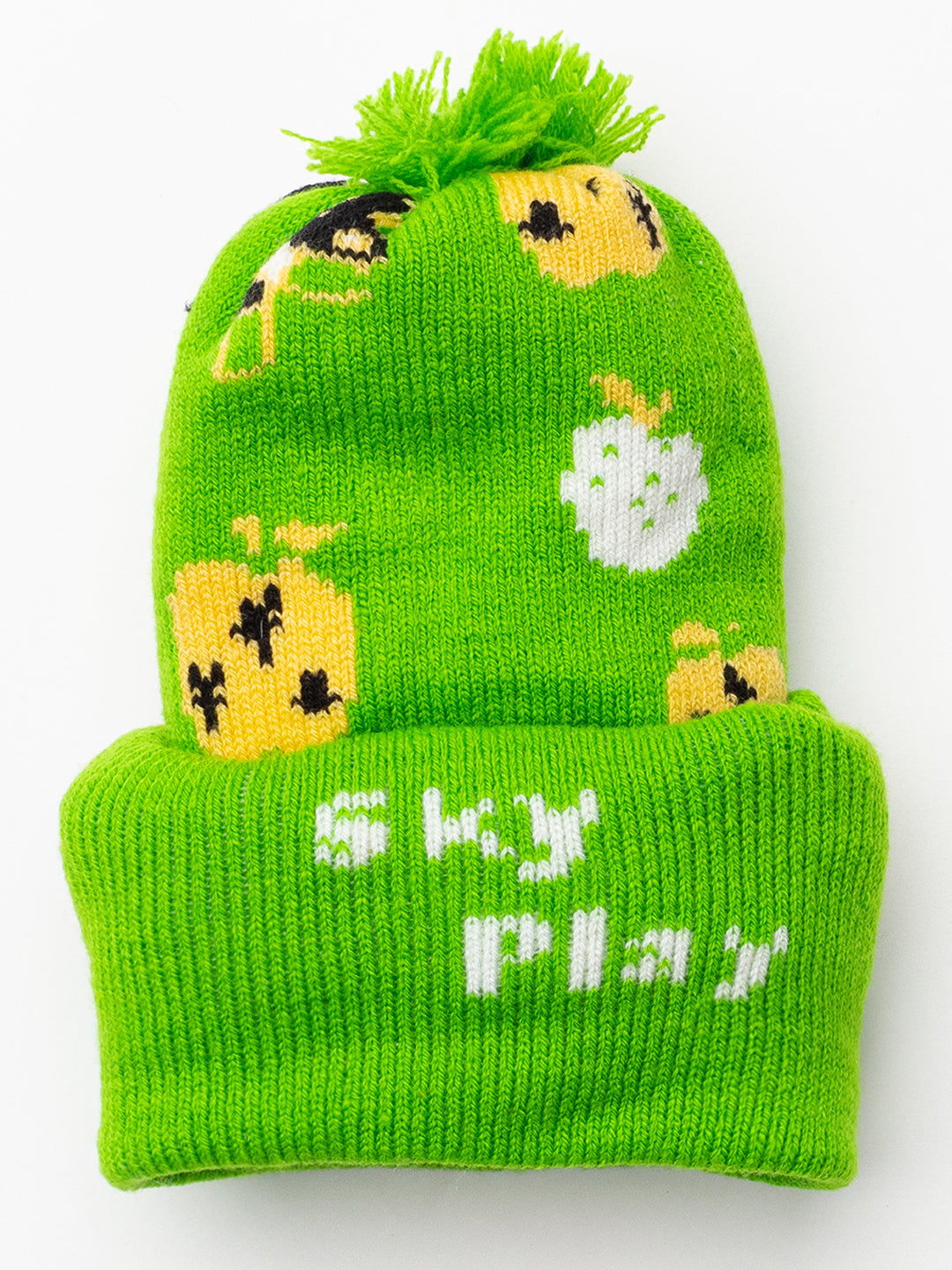 Woolen Kid's Monkey cap- Green |Amoldo