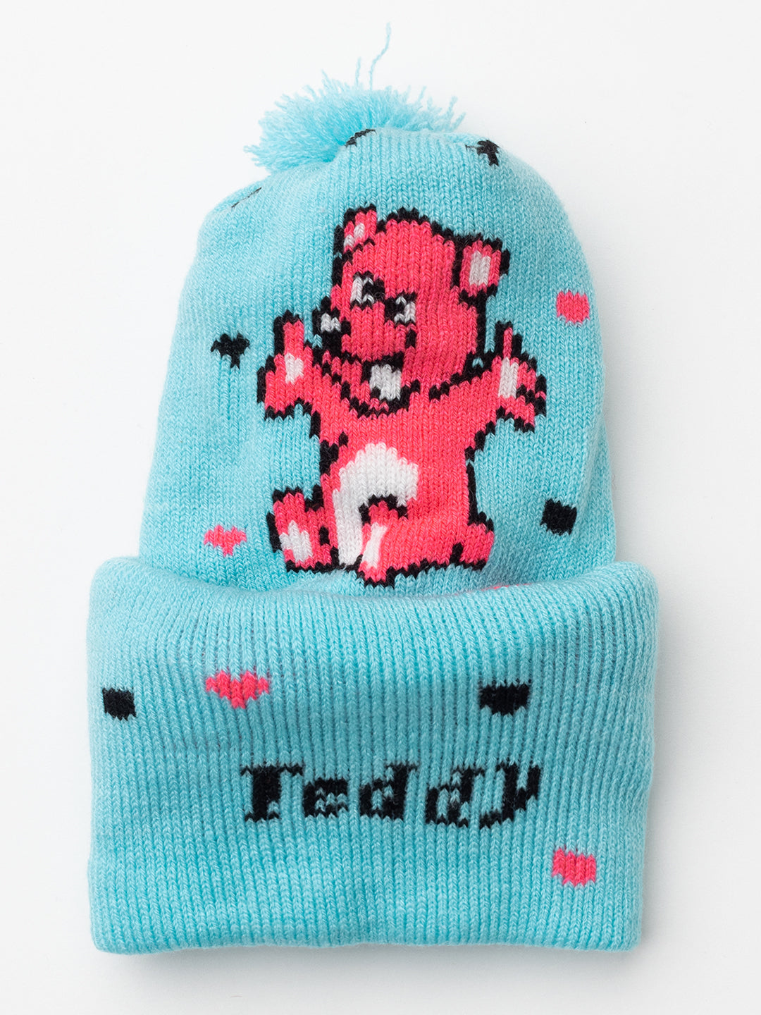 Woolen Kid's Monkey cap- Sky |Amoldo