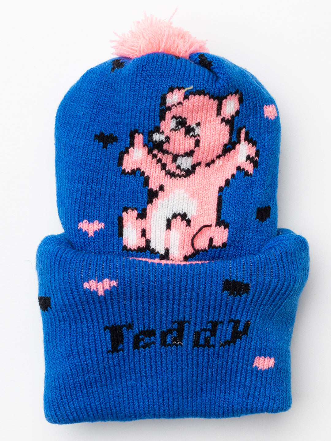 Woolen Kid's Monkey cap- Blue |Amoldo
