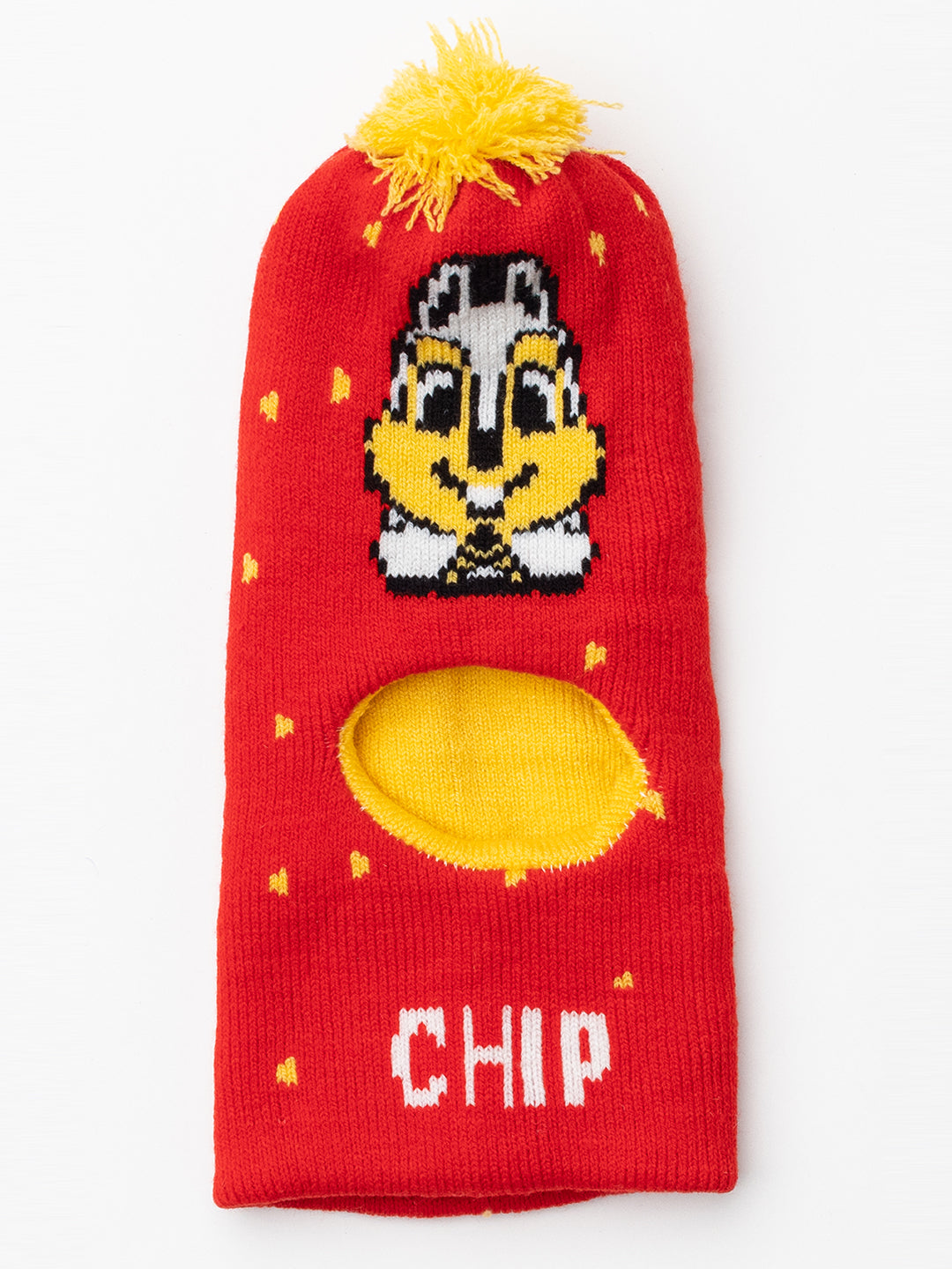 Woolen Kid's Monkey cap- Red |Amoldo