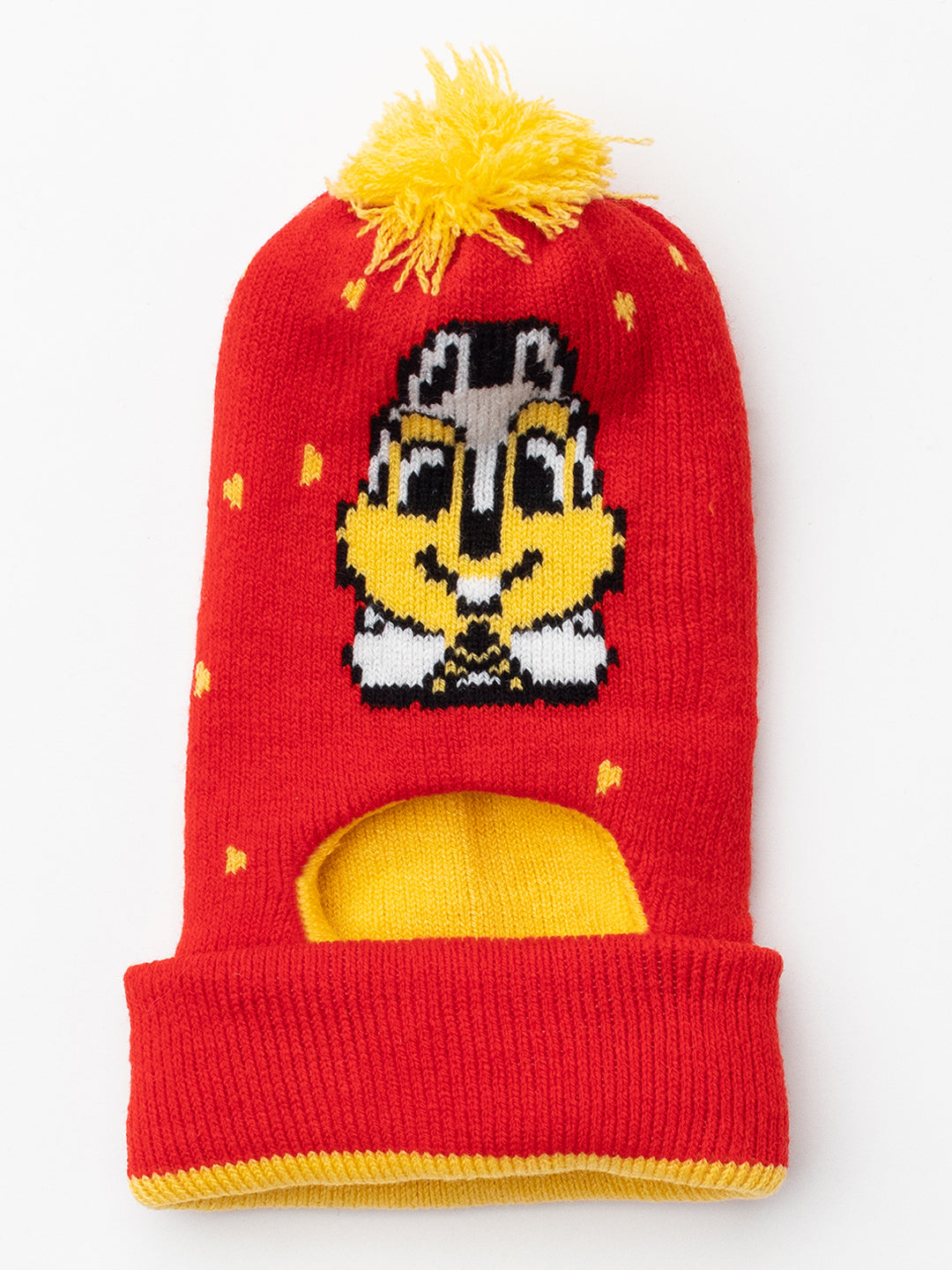 Woolen Kid's Monkey cap- Red |Amoldo