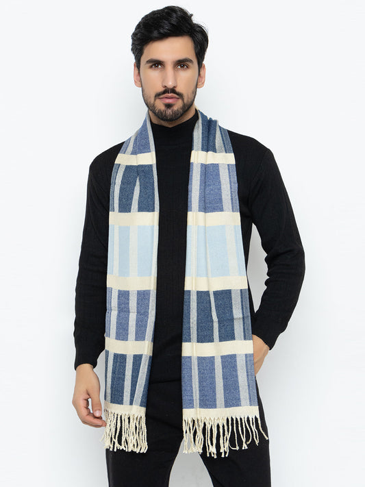 Woolen Boxed Muffler- Sky Blue | Amoldo