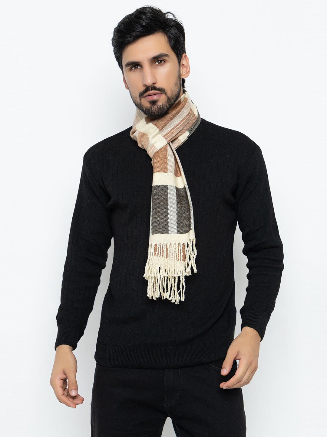 Woolen Boxed Muffler- Orange | Amoldo