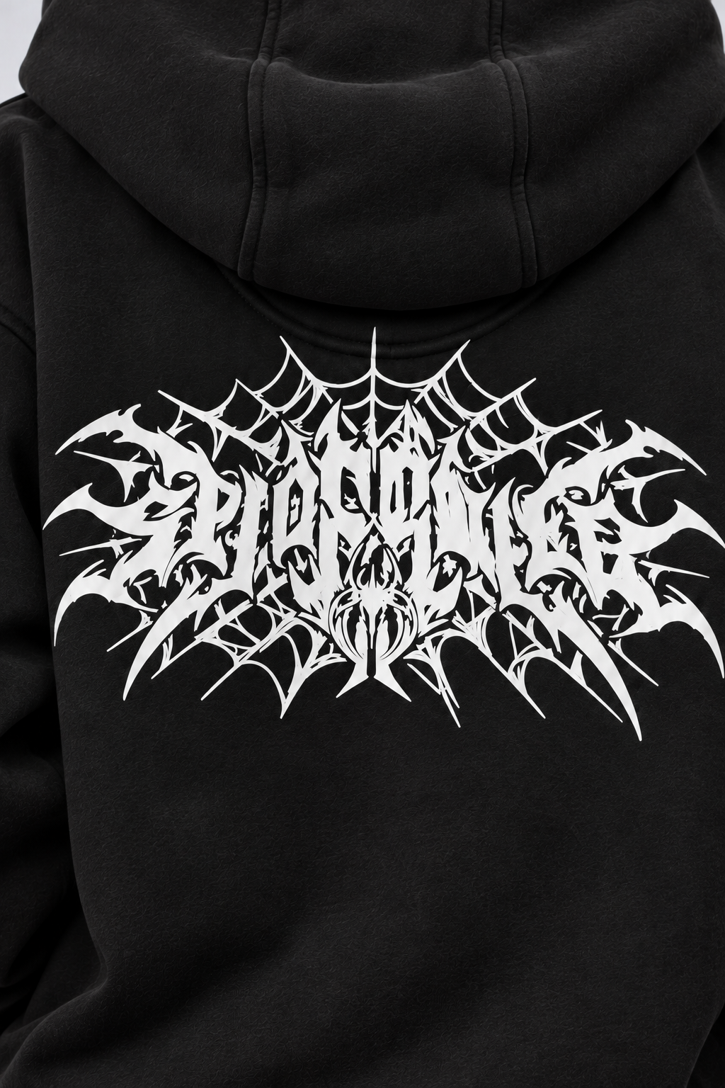 AMOLDO Women's Oversized Fleece Lined Hooded Sweatshirt | 400+ GSM | Black