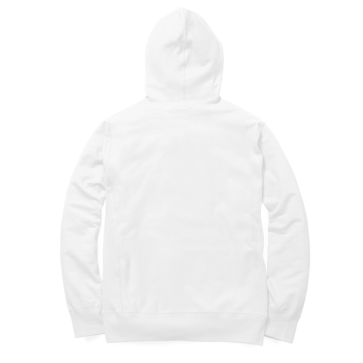 Unisex Solid Hoodie - White