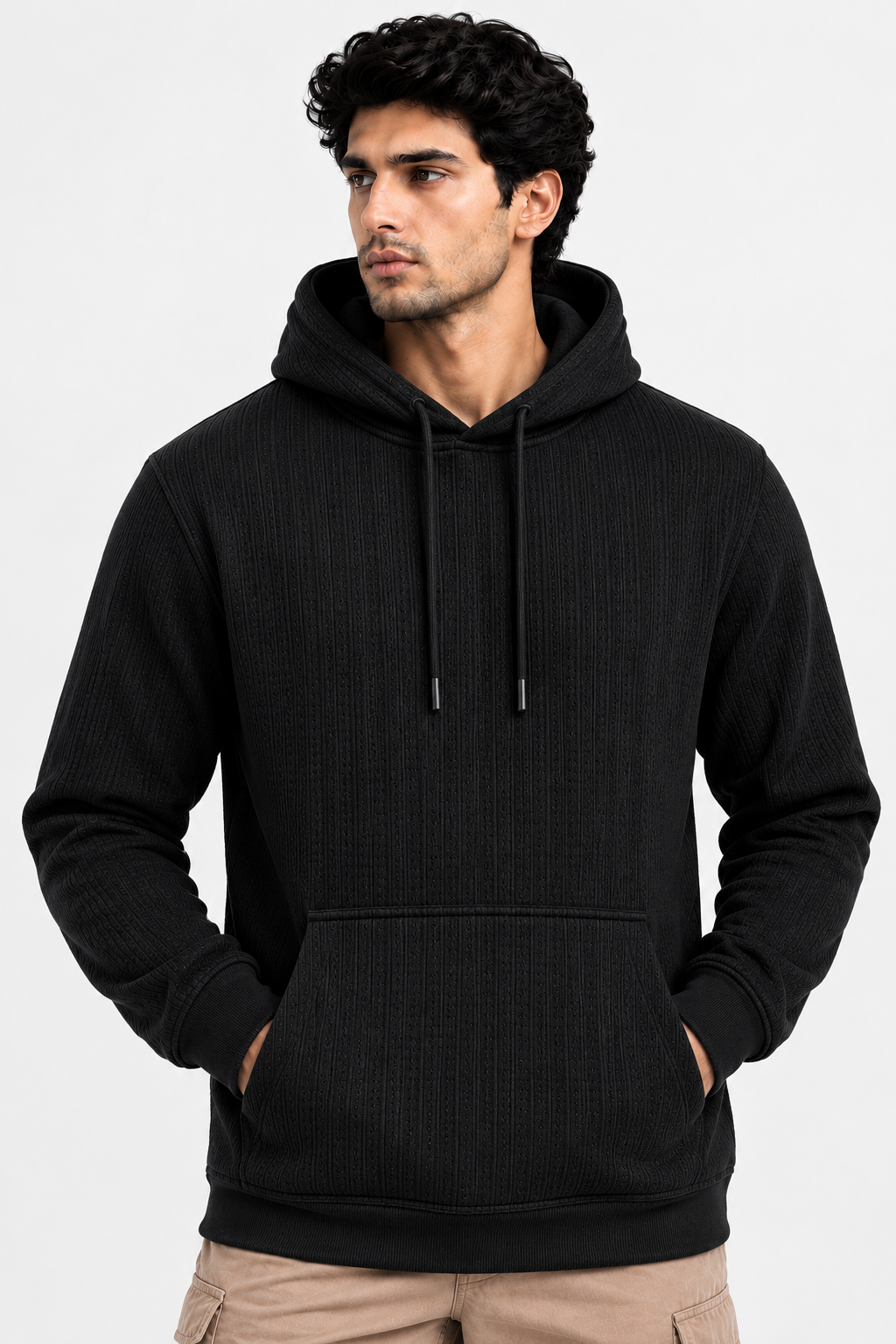 Men's Full Sleeve Hoodie with Kangaroo Pocket