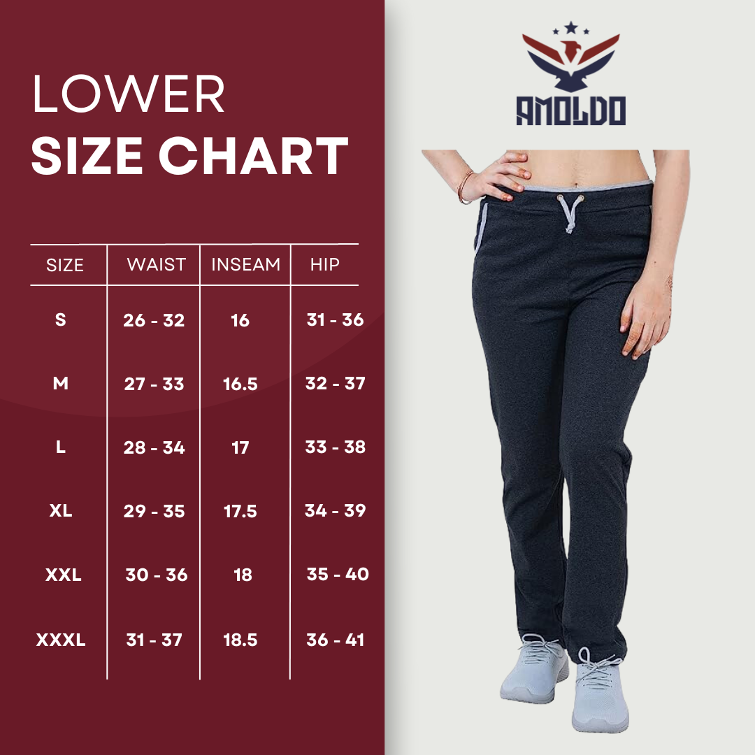 Women's Cotton Sports Lower- Grey | AMOLDO