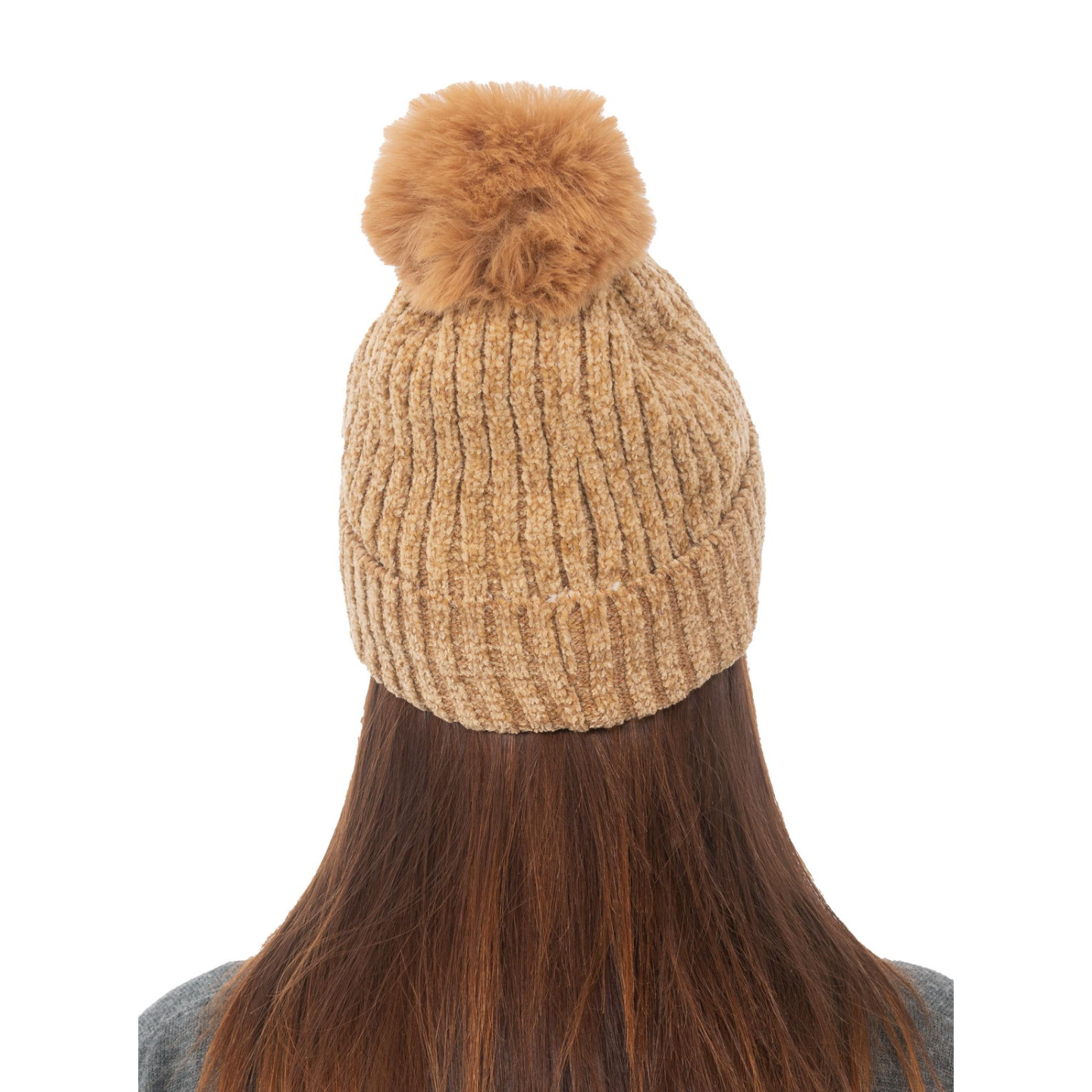 Woolen Pearl Knitted Hat- Cream | Amoldo