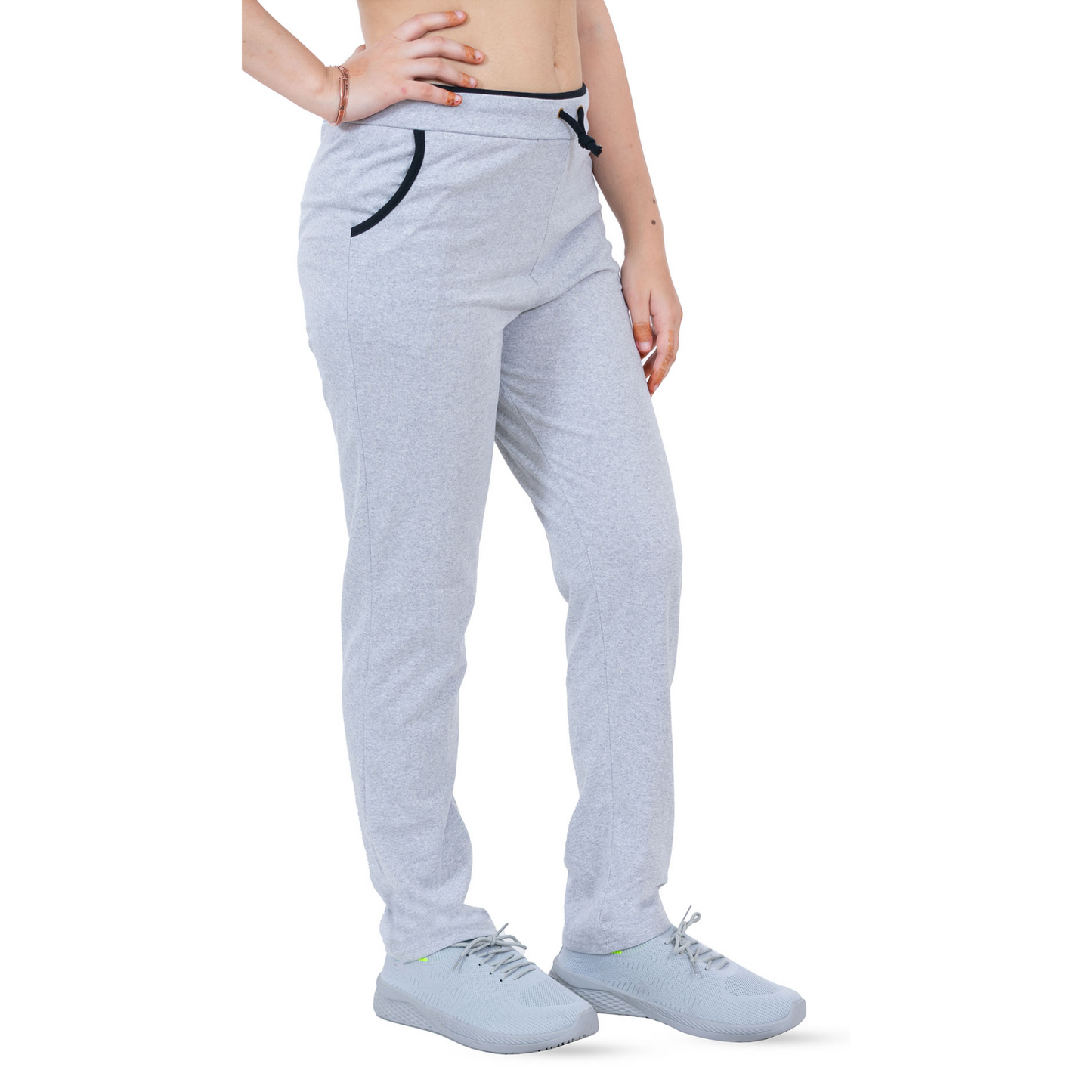 Women's Cotton Sports Lower- Off White | AMOLDO