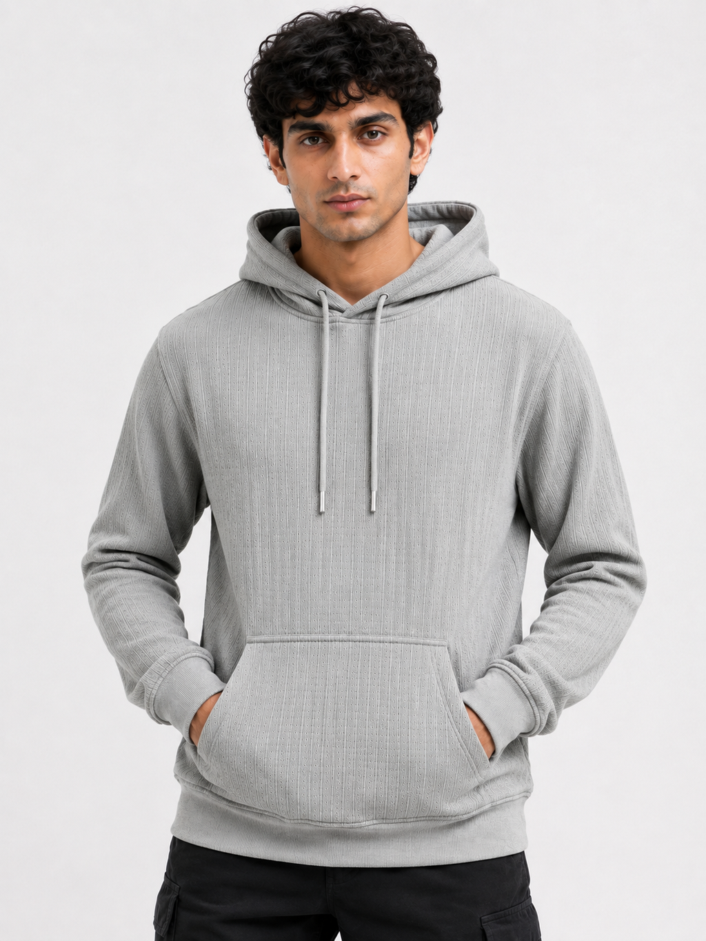 Men's Full Sleeve Hoodie with Kangaroo Pocket